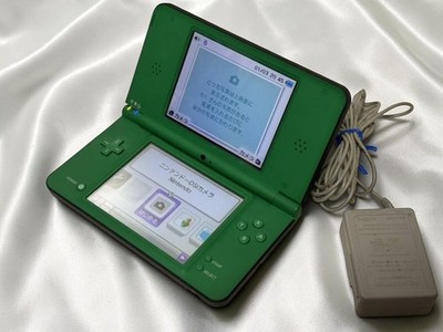 Nintendo NINTENDO DS ニンテンドー DSI LL… EXC] Nintendo DSi LL XL DS Green Console Japan Tested NTSC-J w
