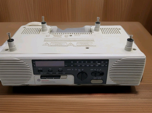 Spacemaker GE AM/FM STEREO Radio and Cassette Player 7-4285A TESTED WORKS