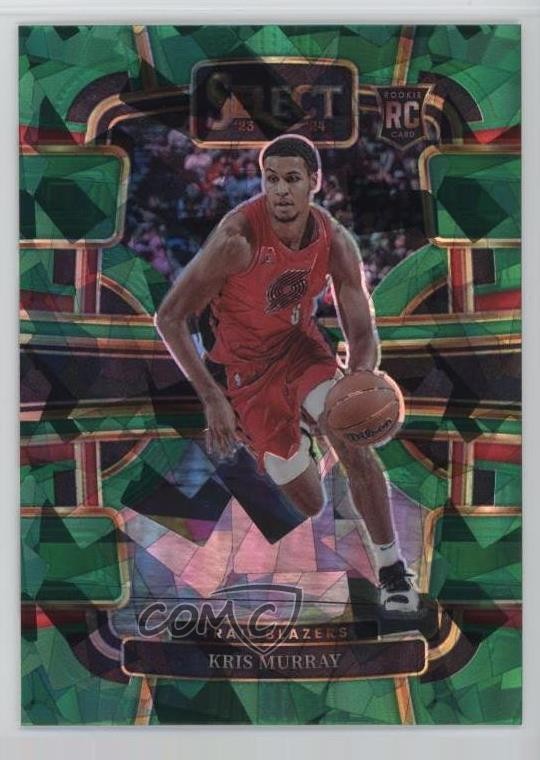 2023-24 Panini Select Concourse Green Ice Prizm Kris Murray #91 1u6