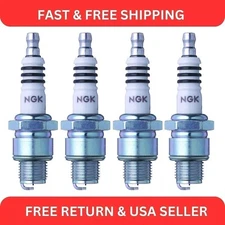 NGK Set of 4 Iridium IX Spark Plugs Gap 0.024" Non-Projected For Volkswagen H4