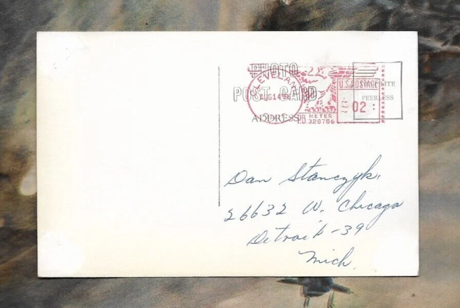 Postal autógrafa/firmada a mano por Don Mossi Cleveland Indians firmada 3,5x5,5 1956 Foto 2 de 2