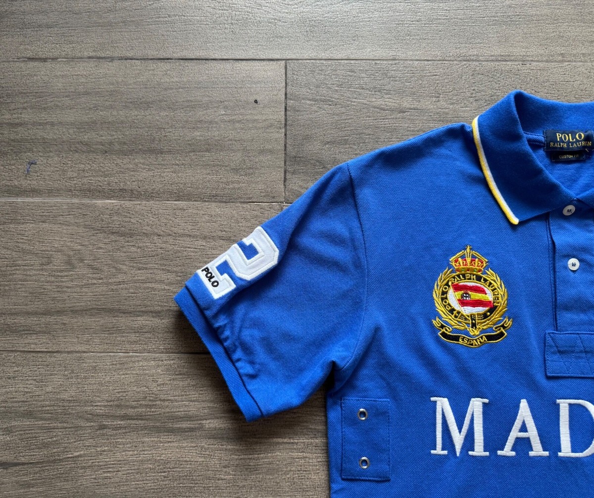 Polo Ralph Lauren Madrid Spain #2 Polo Shirt Big Pony Chief Keef