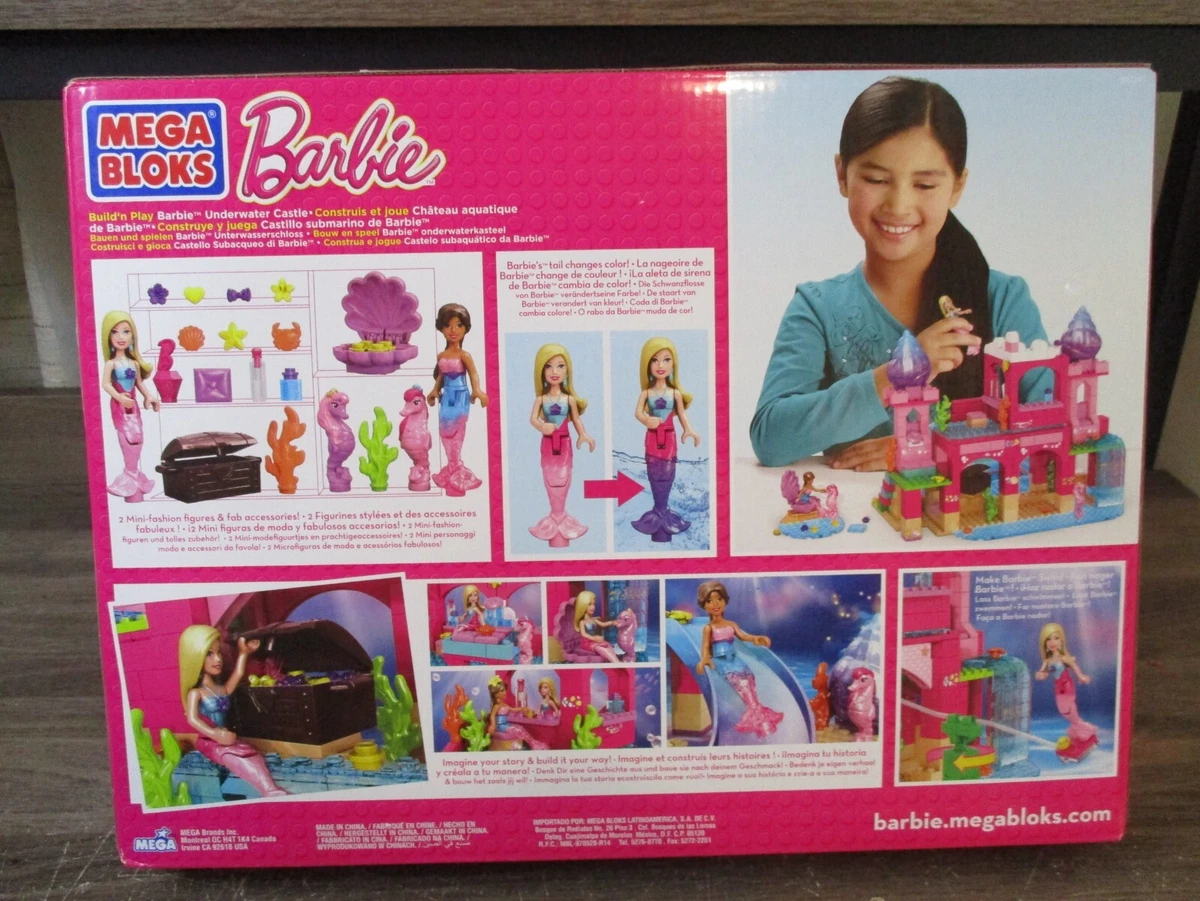 Mega bloks barbie underwater castle hot sale