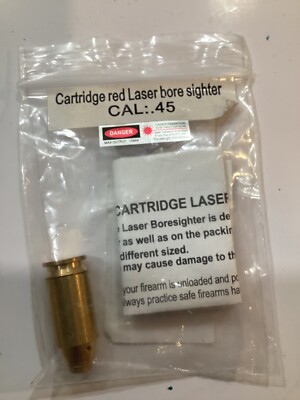 Laser Bore Sighter Cartridge 45acp