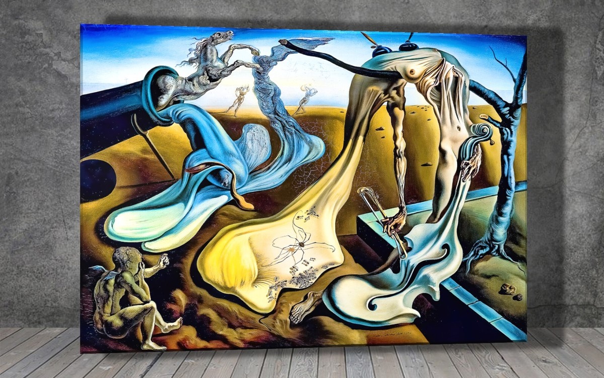 Salvador Dali Spider Of The Evening CANVAS PAINTING ART PRINT