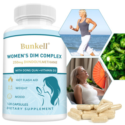 DIM Supplement Complex 250 mg | Estrogen Balance for Women | Hormone Menopause