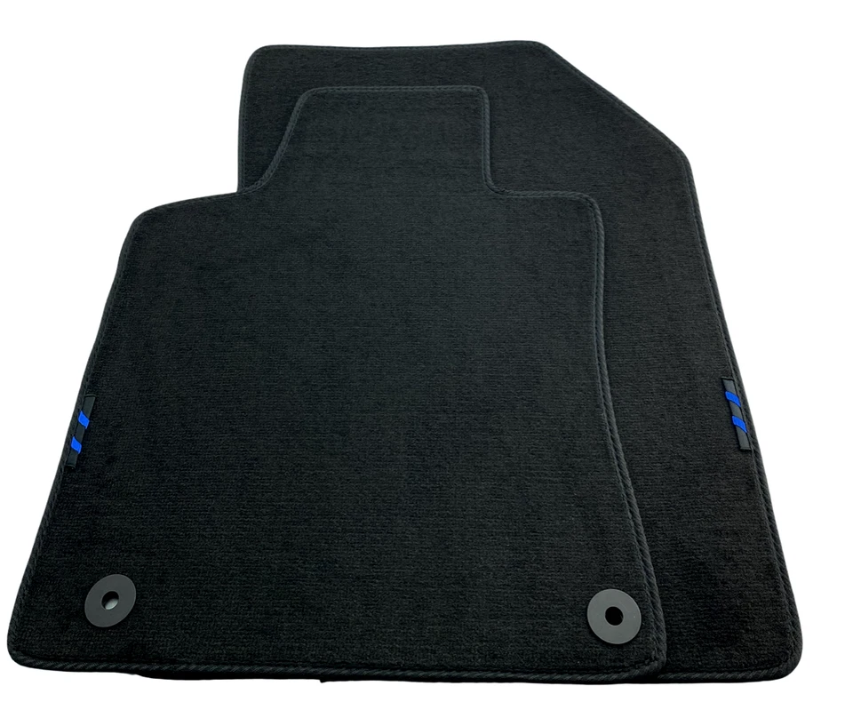 Alfombrillas para Peugeot con emblema de rayas azules alfombrillas a medida para todos los modelos Foto 2 de 4