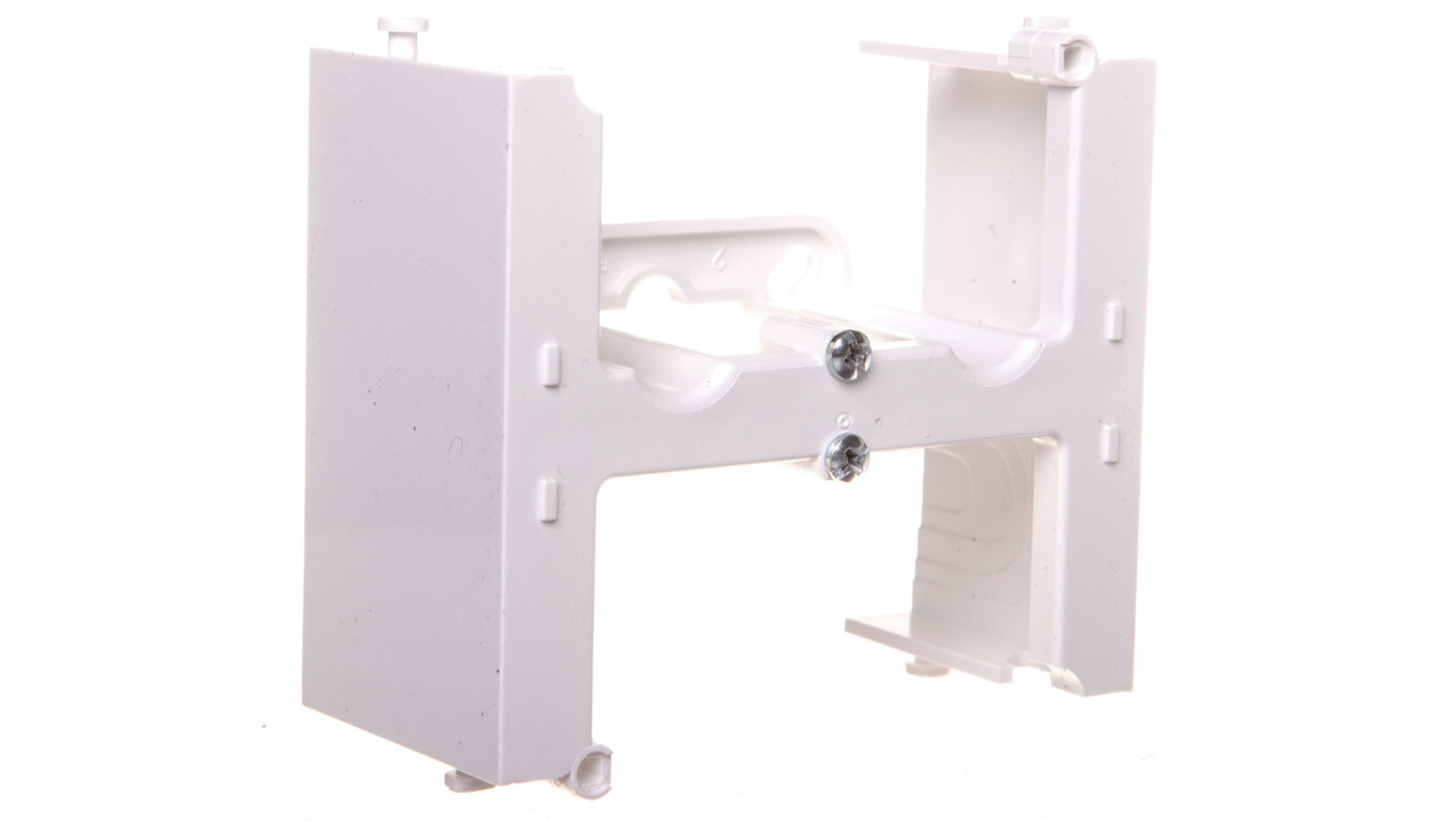 Simon 10 Wall base extending a single foldable box, white CSH/11 /T2UK