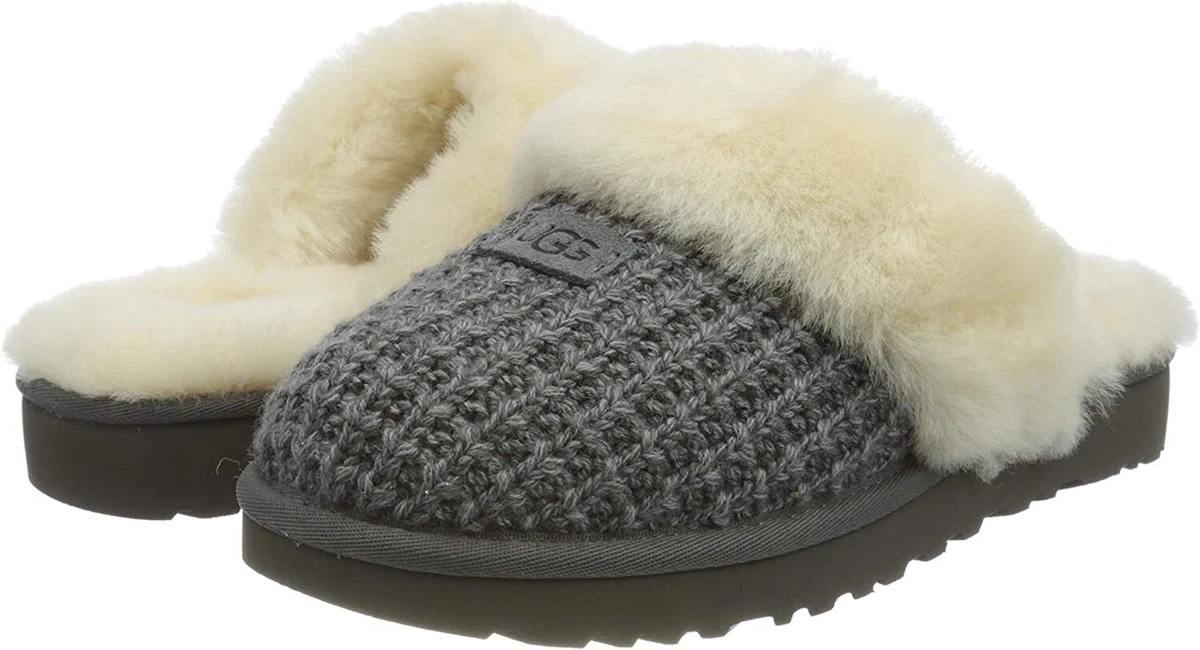 Women s Shoes UGG COZY Knit Platform Slide Slippers 1117659