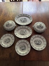 Eric Ravilious Rare Travel Series Dinner Service, For Six People