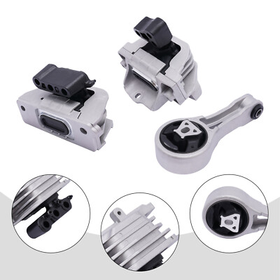3 Set For 2011-2016 Dodge Journey 2.4L Engine Motor & Trans Mount Mounting New