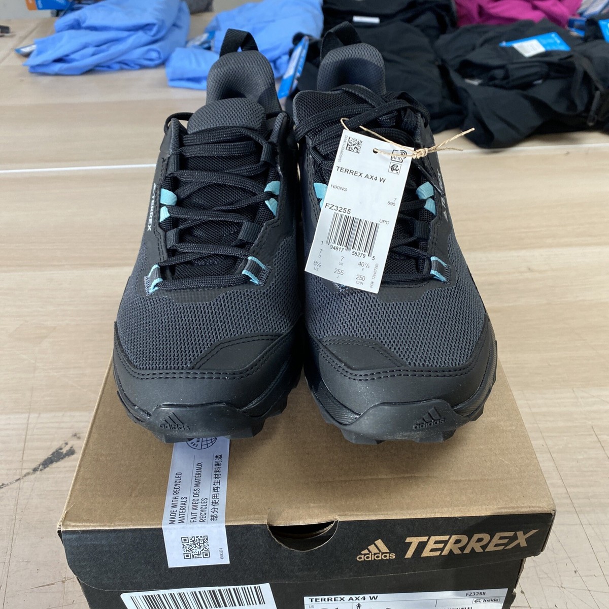 adidas Terrex AX4 Primegreen Hiking Black Size FZ3255