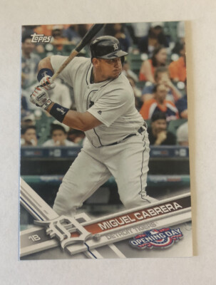 Miguel Cabrera 2017 Topps Opening Day #148 Detroit Tigers