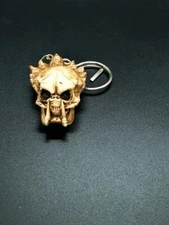 Predator mini Skeleton Replica Skull Resin keyring Biker 3D Punk Decor Gift 