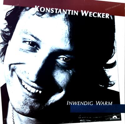 Konstantin Wecker - Inwendig Warm LP (VG/VG) .