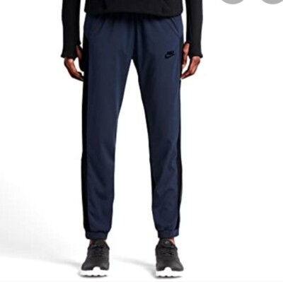 Nike Women's Bonded Mesh Jogger Pants Blue Size Large