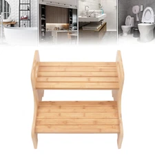 2 Step Stool Bamboo High Beds Bed Steps Adults Stair Ladder Stools Benches Home