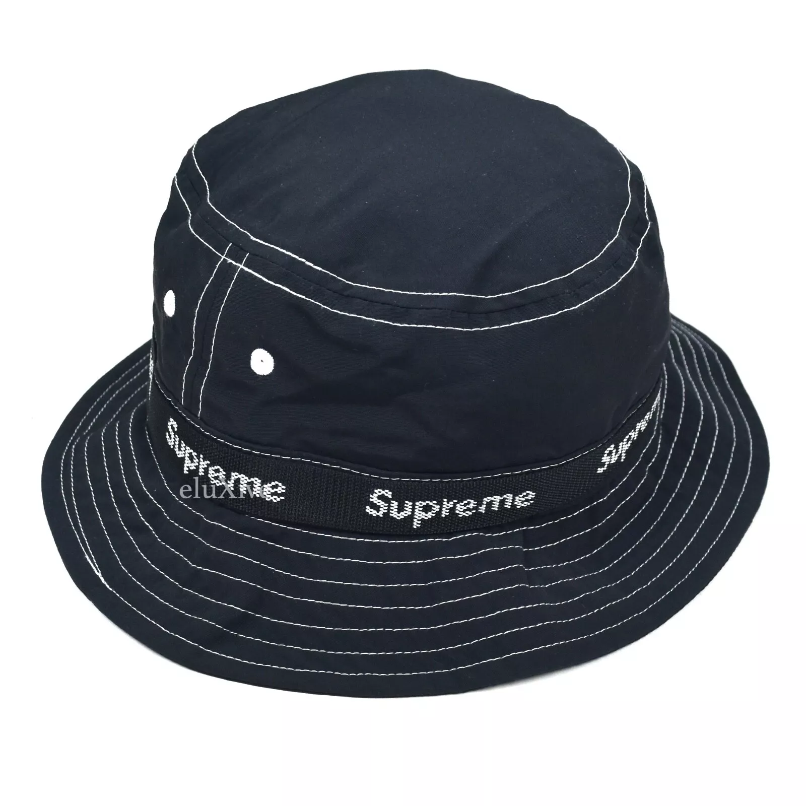 Neuf avec étiquettes Supreme NY Webbing logo broyeur noir homme S/M DS FW22 AUTHENTIQUE