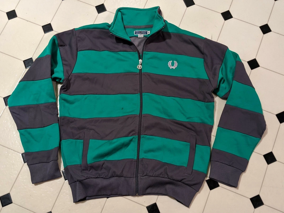 Fred perry coat green cheap