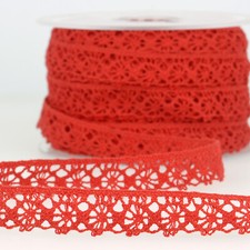 Cotton Lace Ribbon 15mm Stephanoise Cluny Crochet Lace  - 36 Colours