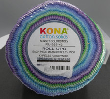 Robert Kaufman Roll Up/Jelly Roll -SUNSET Colorstory RU-263-40 NEW b2