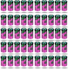 50 Pcs TL-5902 3.6V Battery 1200mAh for tadiran tl-5902 Size 12aa