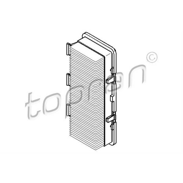 Topran Filtereinsatz Luftfilter Passend FüR Renault Kangoo Express Clio II-image