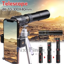 10-300X40mm Military Zoom Monoculars Powerful Day Night Skyscope Goggles Hunting