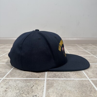 Vintage USA Made USS Dwight D Eisenhower CVN-69 Snapback Hat