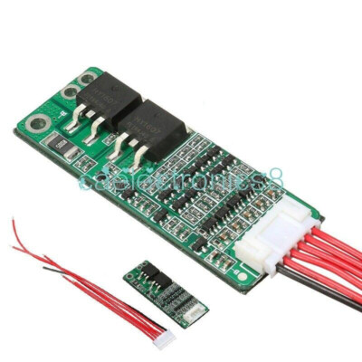 5S 15A BMS Protection PCB Board For 5 Packs 18650 Li-ion Lithium Battery Cell