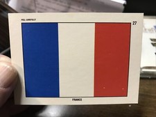1991 Topps Desert Storm STICKER # 27 FRANCE