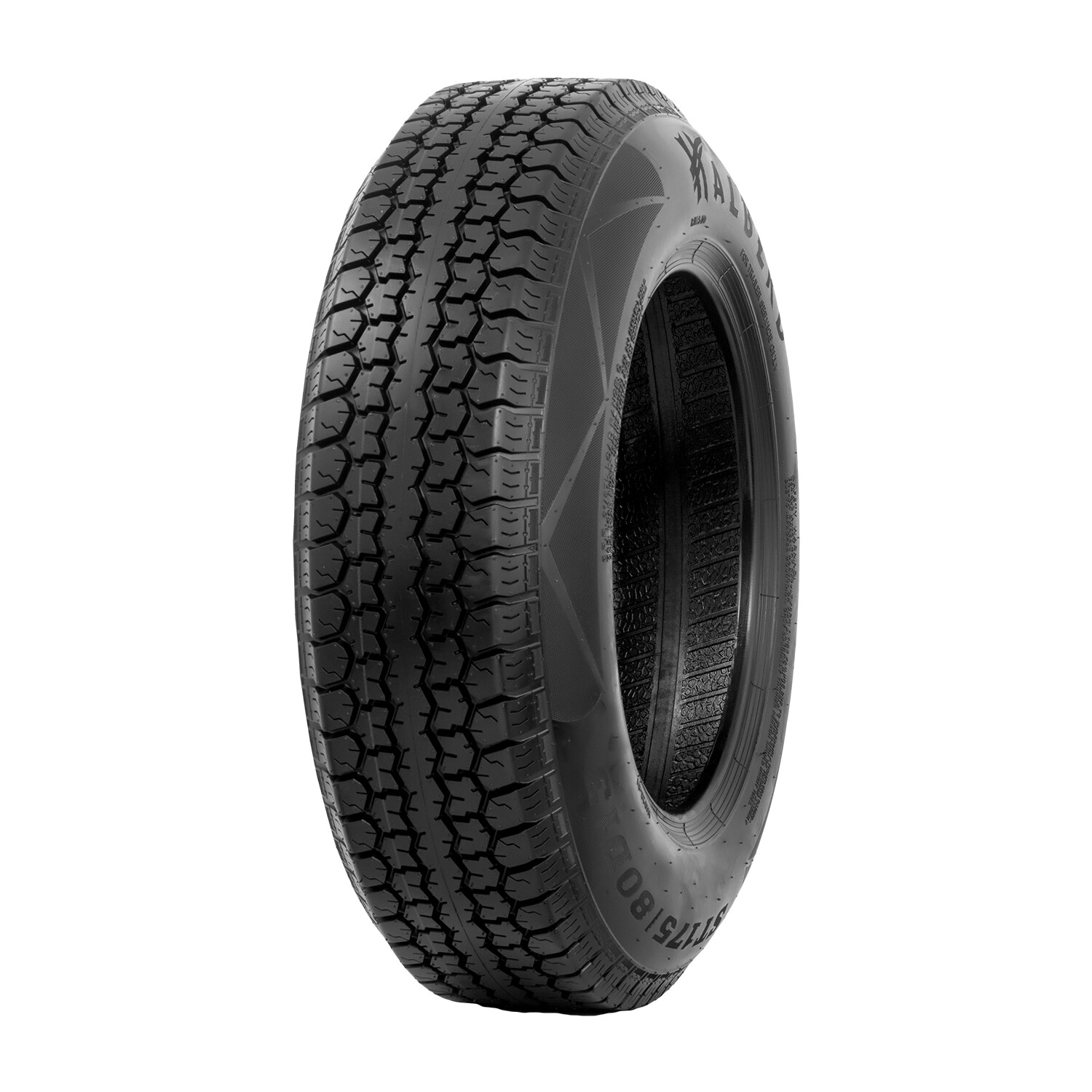 Set Of 4 ST175/80D13 Trailer Tires 6Ply Heavy Duty 175 80 13