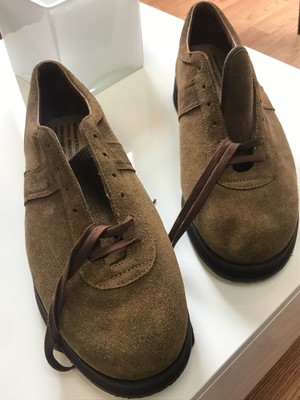 Mens Reproduction Of Found Brown Suede Military Trainer 1771 Us Size 9 Nwot Ebay