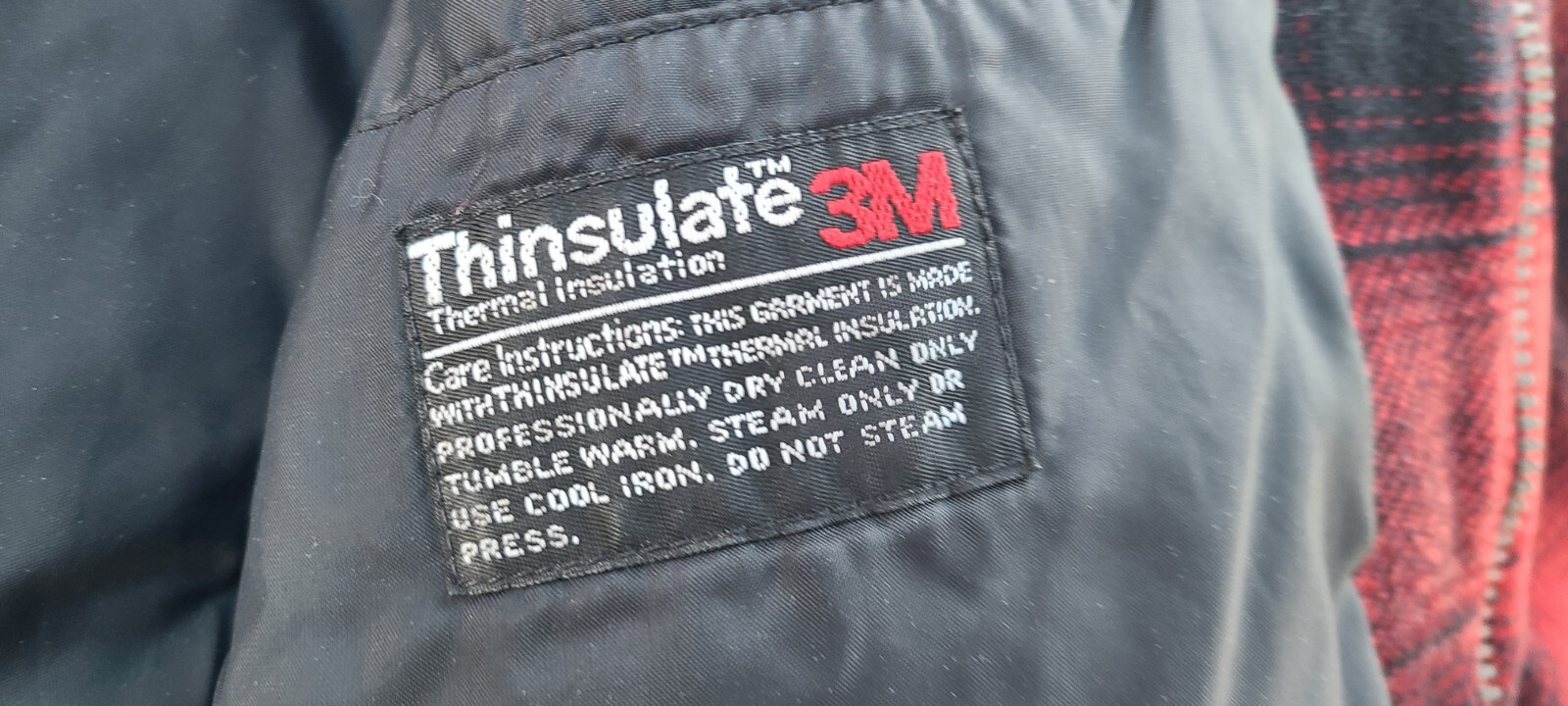 Pendleton Distressed Wool Red Orange Plaid Lumber… - image 7