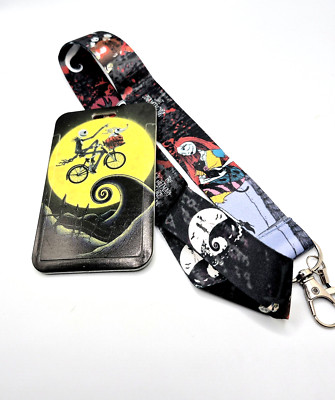 Disney Characters Lanyard Card/Badge/ID Holder Nightmare Before Christmas