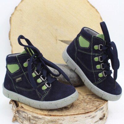 SUPERFIT ULLI Gr. 23 M, GORE-TEX  Kinder Winterstiefel Stiefel Boot Leder Blau