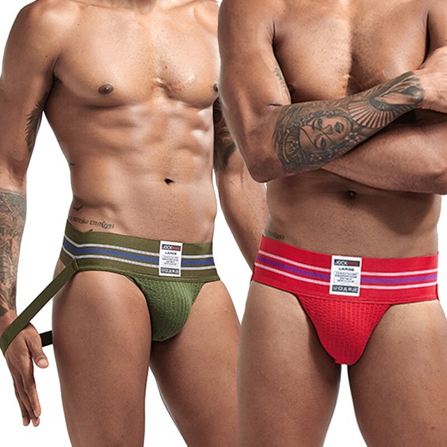 Mens Athletic Supporter Jockstrap 3 Inch Wide Waistband Brief Underwear