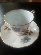 Tea Cup and Saucer "Giselle" By Queen Ann bone China 