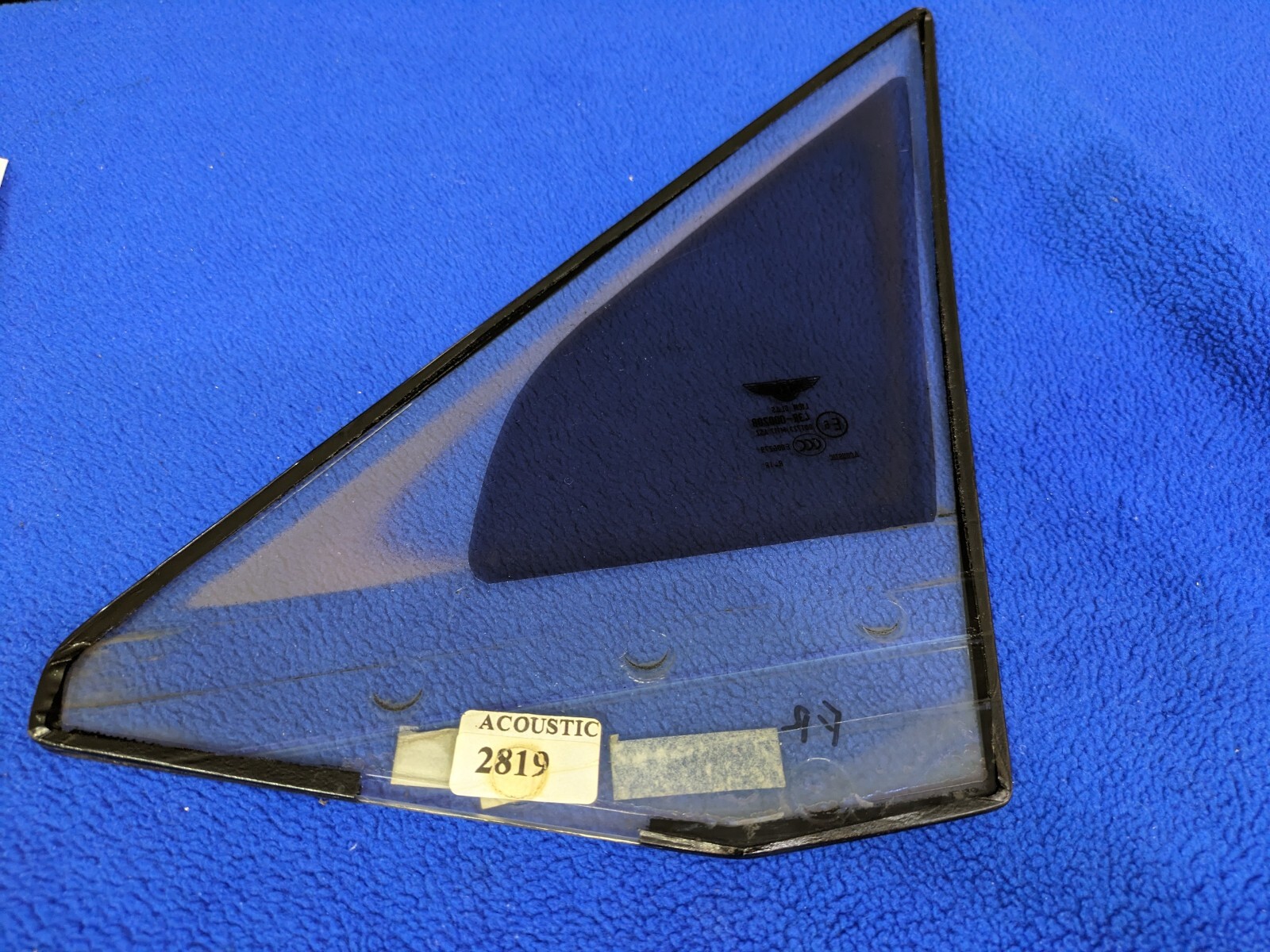 tinted side window front right Bentley CONTINENTAL FLYING SPUR quarter glass oem