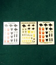 3 Space Wolf Marines Decal Sheets Lot, Warhammer 40k WH40K Games Workshop GW