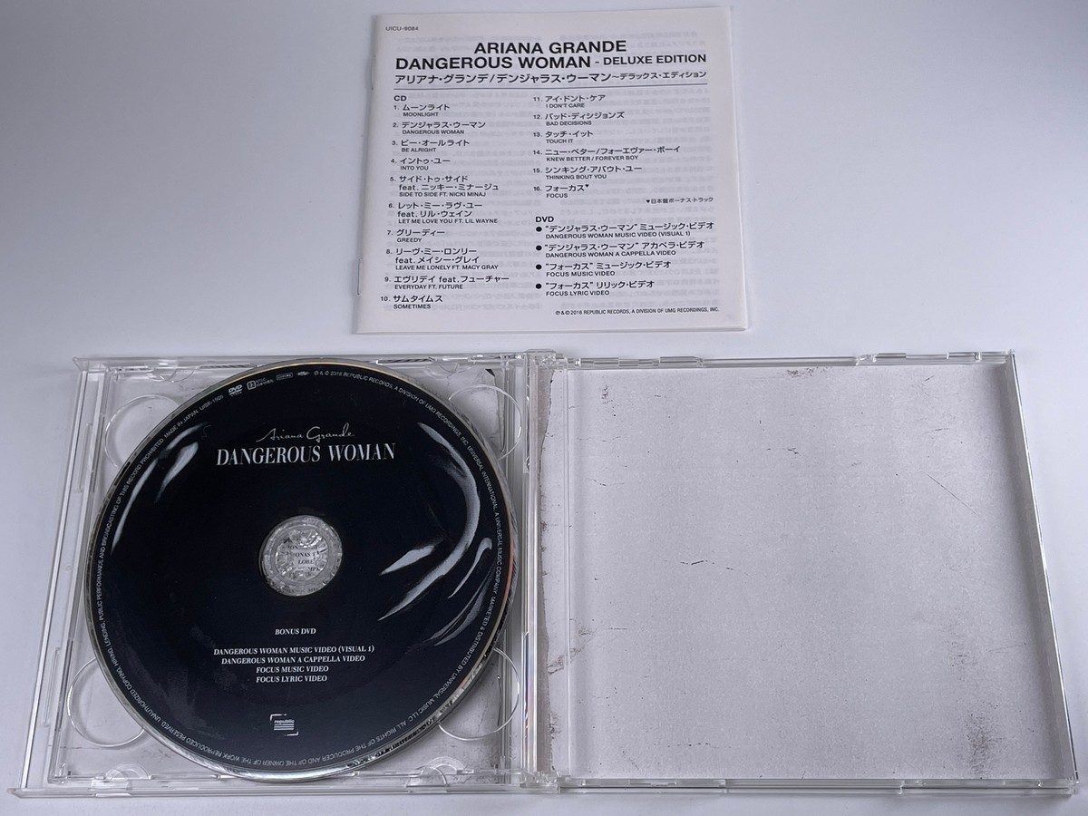 Ariana Grande Dangerous Woman Japan Deluxe Edition CD+DVD