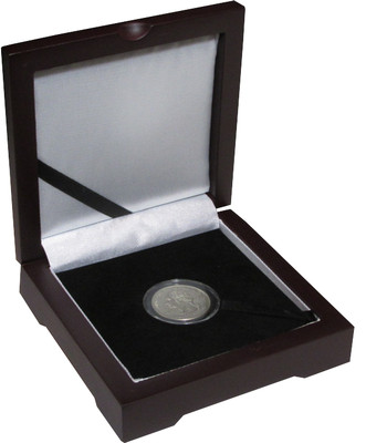 Wood Coin Box for A Size Small Airtite Coin Capsules Display Safe ...