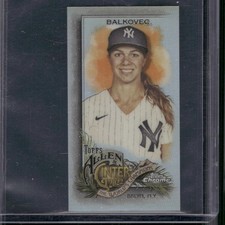 2022 Topps Allen & Ginter #213 Rachel Balkovec Chrome Refractor Mini