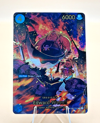 One Piece Edward Weevil - EB01-023 (SP) (R) - The Azure Sea's