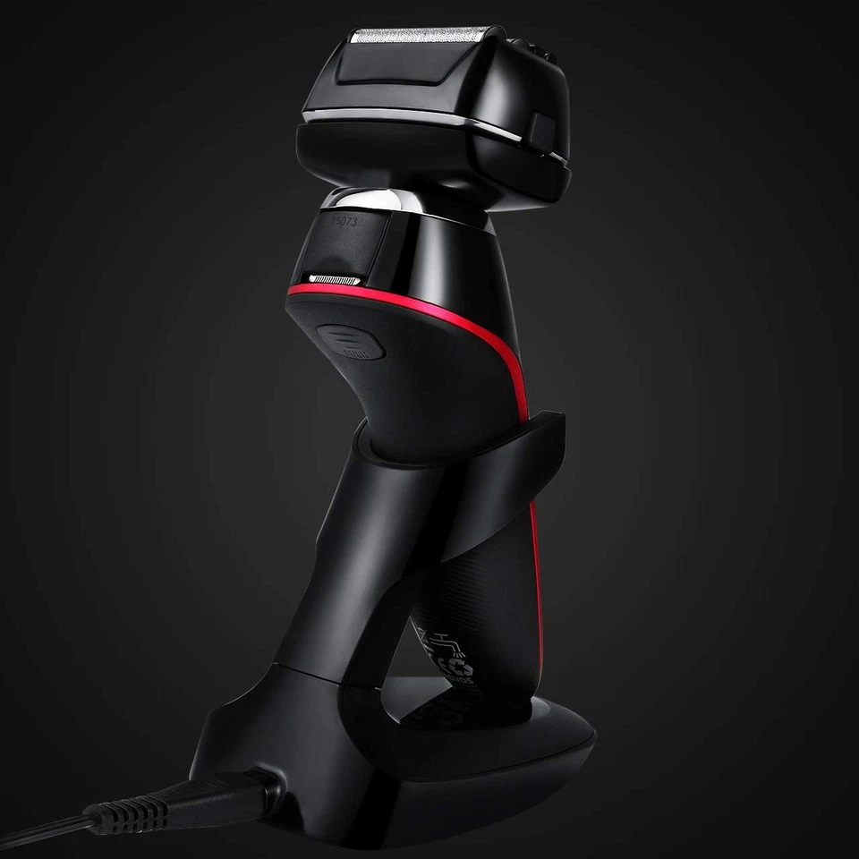 POVOS Afeitadora Eléctrica de 4 Hojas para Hombres, Uso en Húmedo/Seco, Recortadora, Base - Idea de Regalo Foto 4 de 4