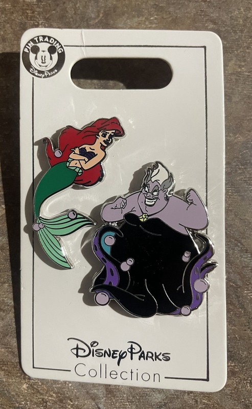 Disney Parks Collection Ariel And Ursula Little Mermaid Pins