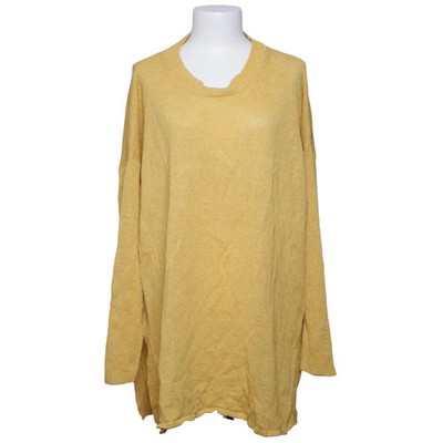 Masai, Strickpullover, Größe: 2XL, Gelb, Baumwolle/Leinen/Viskose #vTp