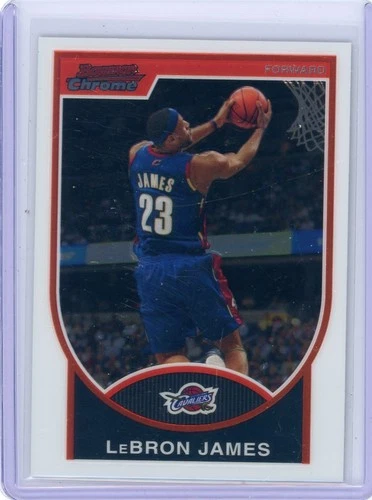 2007-08 BOWMAN CHROME LeBRON JAMES CLEAN CARD COMBINED SHIPPING