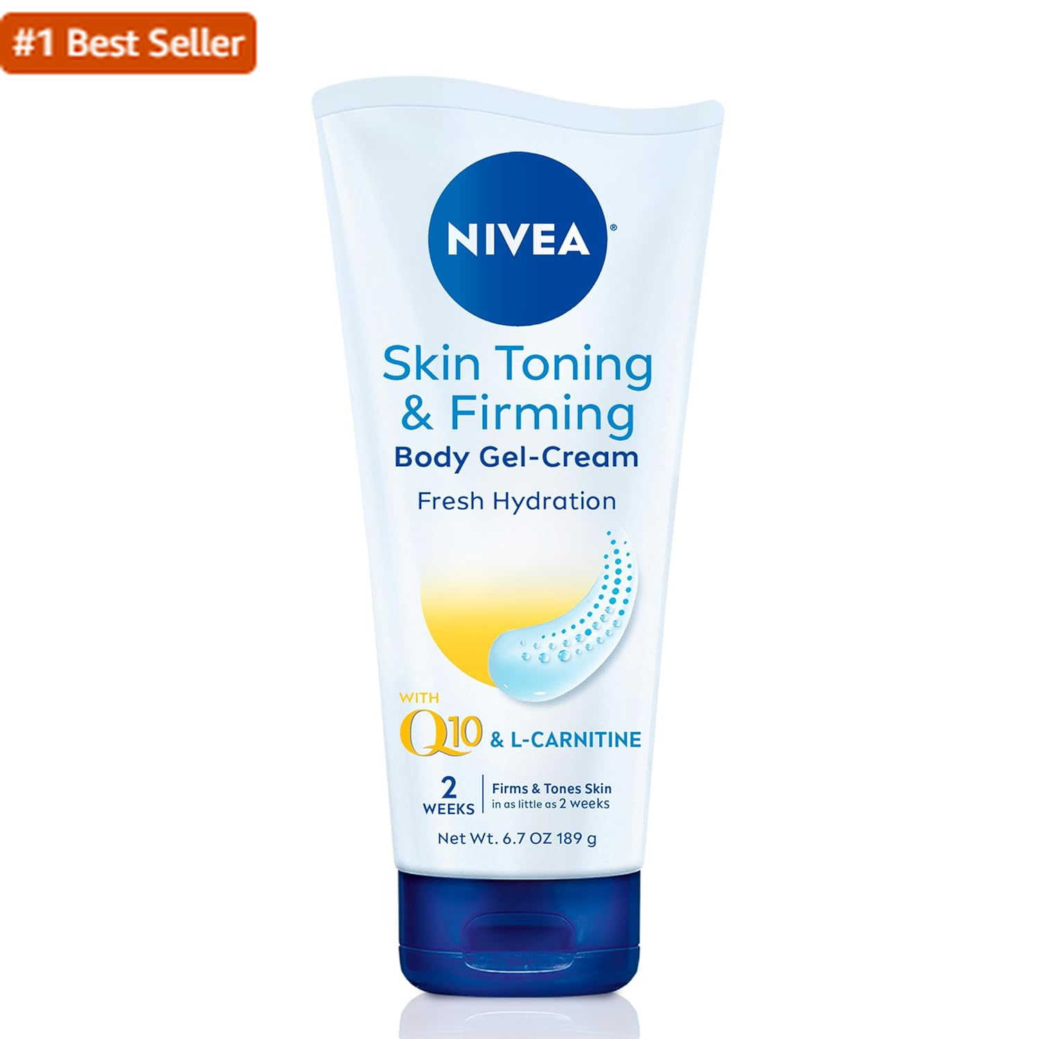 NIVEA Skin Firming & Toning Body Gel Cream with Q10, Hyaluronic Acid and Vitamin
