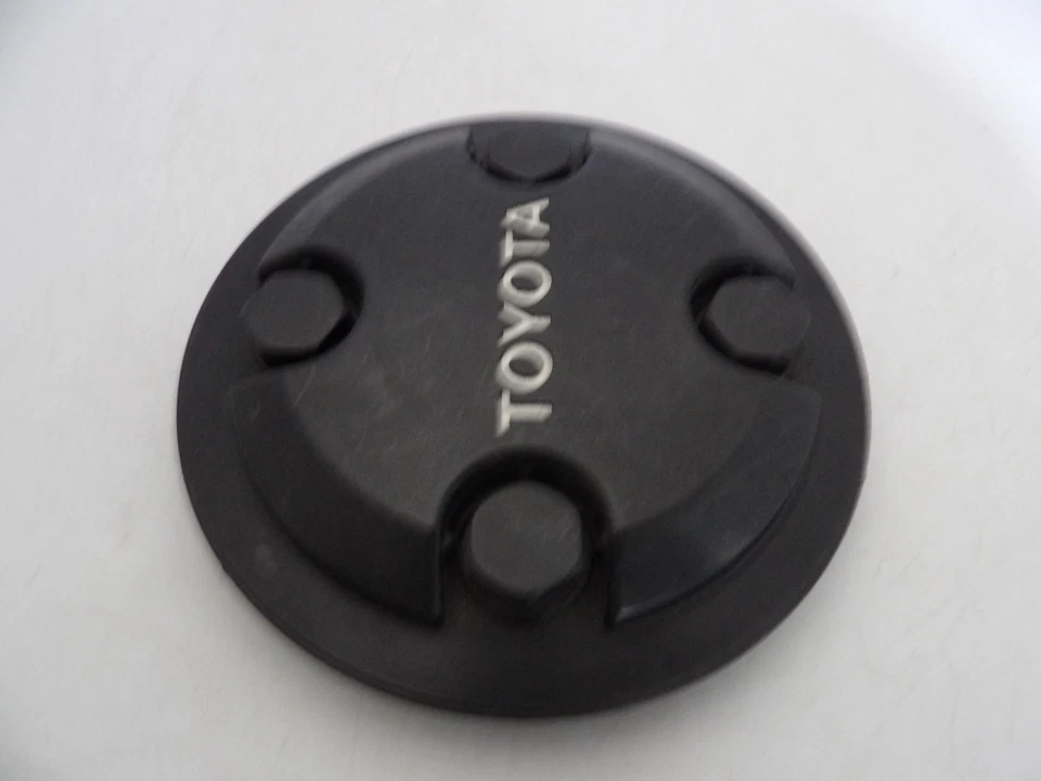 1989 1990-1991 Toyota Corolla Tercel wheel center cap black - Image 3 of 4